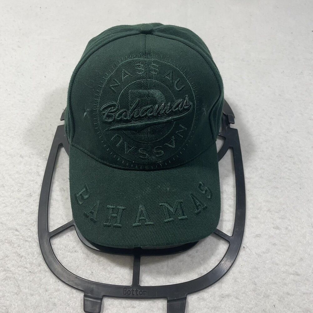 Nassau Bahamas Adult Adjustable Green Baseball Cap Dorsett Sportswear Hat